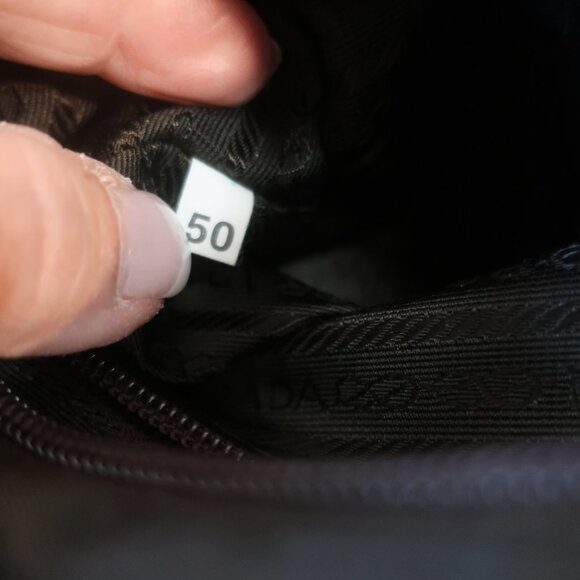 Authentic Womens Prada B8490 (50) Brown Tessuto Nylon Shoulder Tote Handbag - Picture 9 of 16